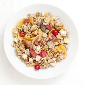 Muesli Fruits Jamets Céréales Petit Déjeuner Hôtel