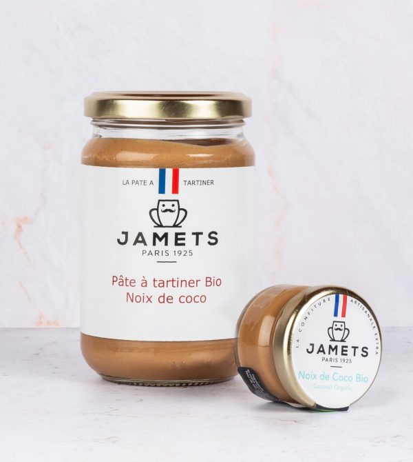 Jamets pot Pâte à Tartiner Artisanale Noix de Coco BIO