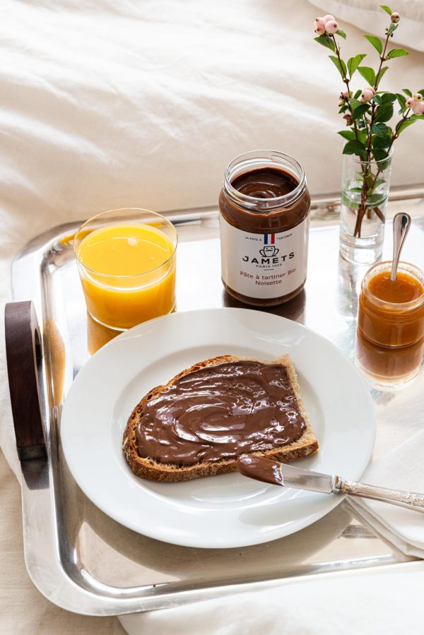 Nutella Jamets Pâte à Tartiner BIO petit déjeuner sain et gourmand Nutella maison